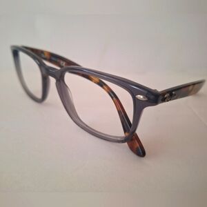 RB 5353 5629 Ray-Ban 52-19-145 Smoke Grey Tortoise Brown Eyeglasses Frames